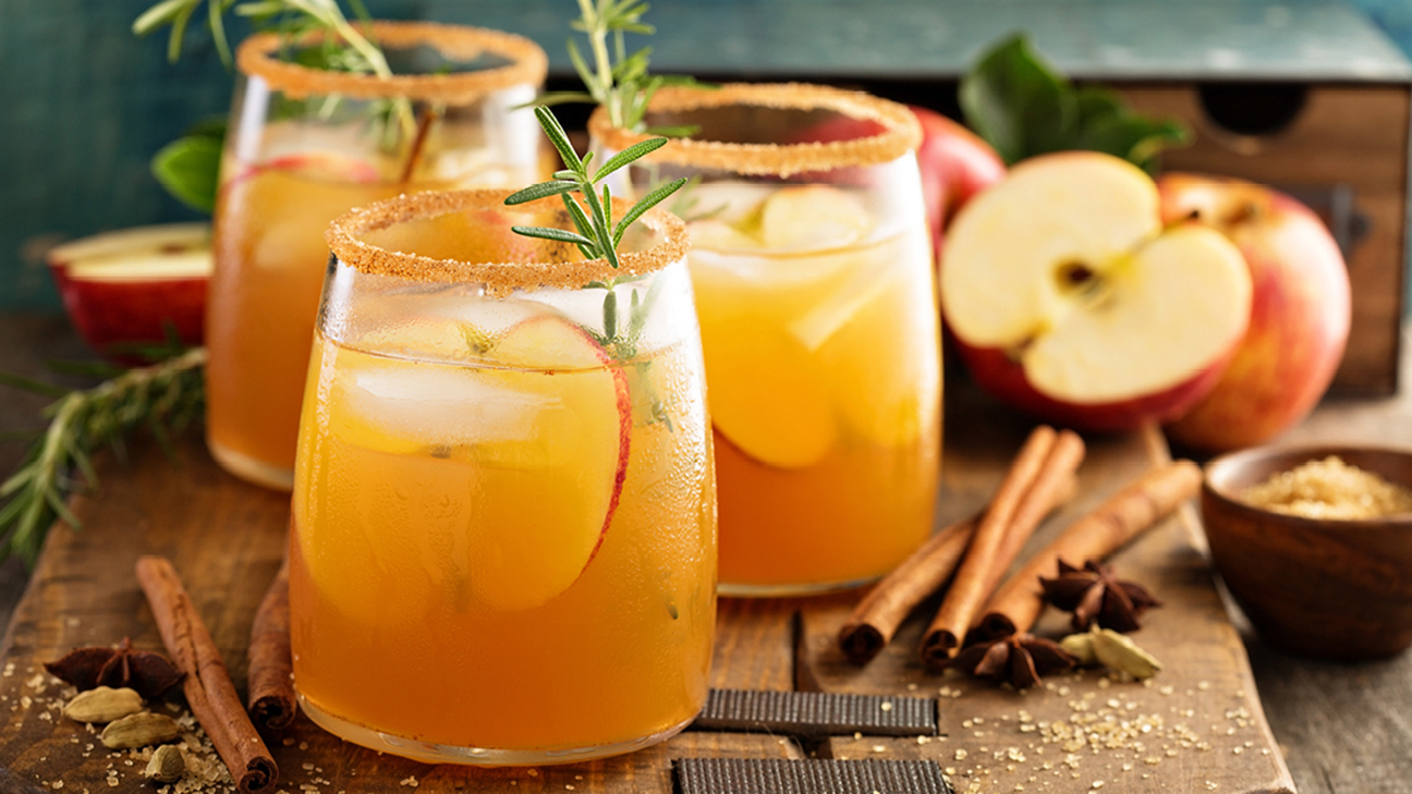 Ginger Cider Champagne Punch