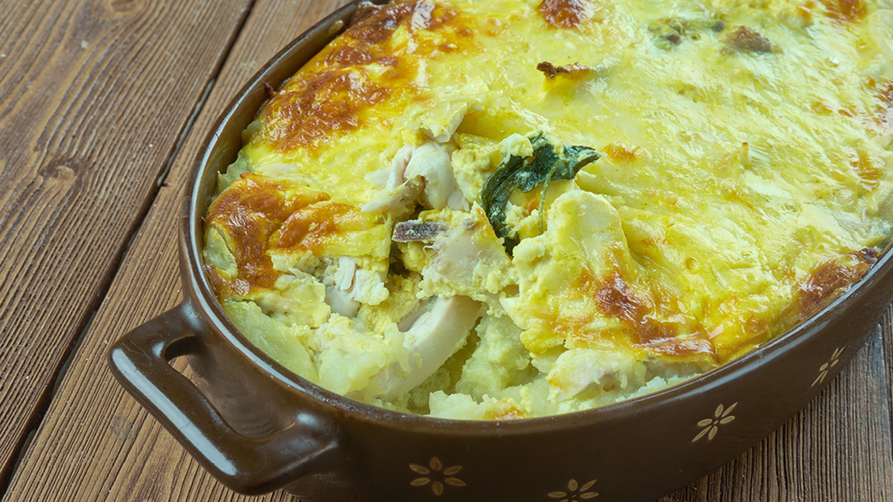 Salsa Verde Chicken Casserole