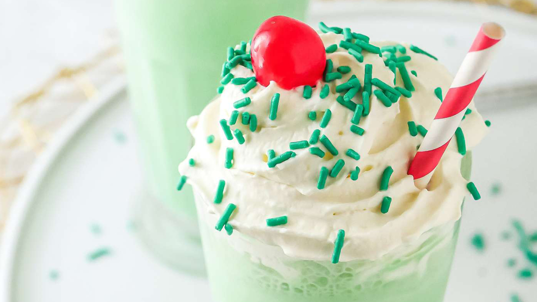 Homemade Shamrock Shake